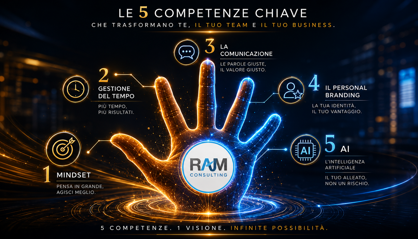 Le 5 competenze chiave - Il metodo della mano
